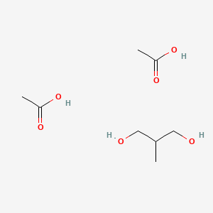 Acetic acid;2-methylpropane-1,3-diol