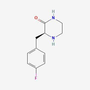 (S)-3-(4-Fluoro-benzyl)-piperazin-2-one