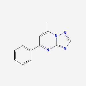 molecular formula C12H10N4 B14080276 7-Methyl-5-phenyl-[1,2,4]triazolo[1,5-a]pyrimidine 