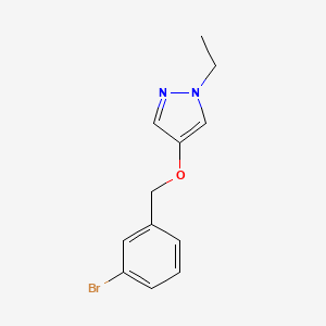 4-(3-Bromobenzyloxy)-1-ethyl-1H-pyrazole