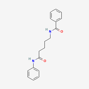 N-(5-Anilino-5-oxopentyl)benzamide