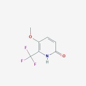 molecular formula C7H6F3NO2 B1408038 6-Hydroxy-3-methoxy-2-(trifluoromethyl)pyridine CAS No. 1227601-40-2