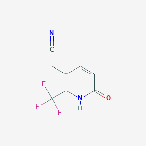 6-Hydroxy-2-(trifluoromethyl)pyridine-3-acetonitrile