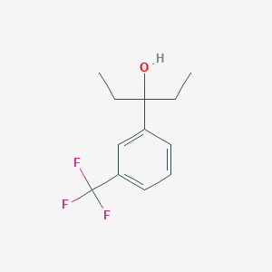 3-(3-(Trifluoromethyl)phenyl)pentan-3-ol