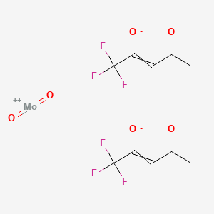 Dioxomolybdenum(2+);1,1,1-trifluoro-4-oxopent-2-en-2-olate