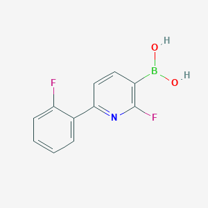 (2-Fluoro-6-(2-fluorophenyl)pyridin-3-yl)boronic acid