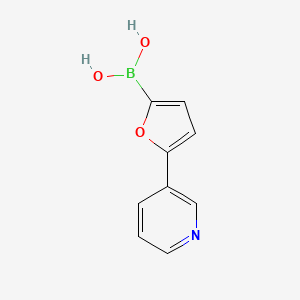 (5-(Pyridin-3-yl)furan-2-yl)boronic acid