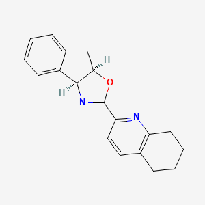 (3AS,8aR)-2-(5,6,7,8-tetrahydroquinolin-2-yl)-3a,8a-dihydro-8H-indeno[1,2-d]oxazole