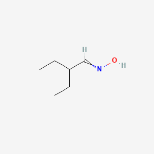 molecular formula C6H13NO B14080535 2-Ethylbutyraldehyde oxime 