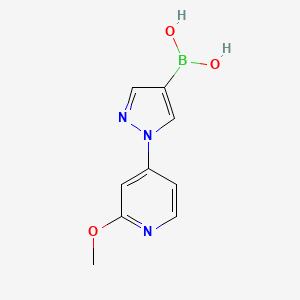 (1-(2-Methoxypyridin-4-yl)-1H-pyrazol-4-yl)boronic acid