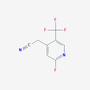 2-Fluoro-5-(trifluoromethyl)pyridine-4-acetonitrile