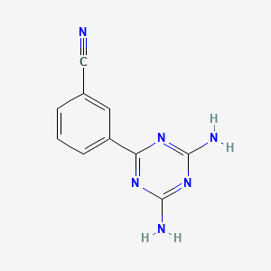 3-(4,6-Diamino-1,3,5-triazin-2-yl)benzonitrile