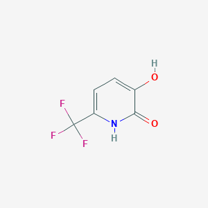 molecular formula C6H4F3NO2 B1408060 2,3-Dihydroxy-6-(trifluoromethyl)pyridine CAS No. 1227579-10-3