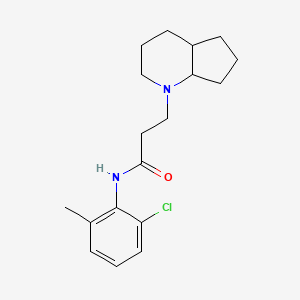 molecular formula C18H25ClN2O B14080612 R 22,700 [AS Hydrochloride] 