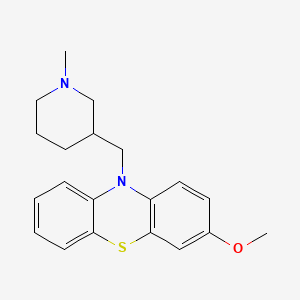 3-Methoxy-10-((1-methyl-3-piperidyl)methyl)phenothiazine