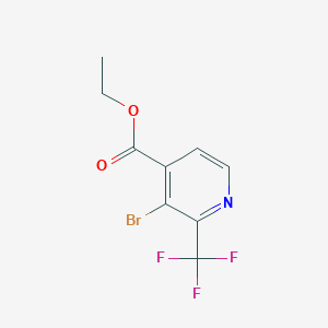 Ethyl 3-bromo-2-(trifluoromethyl)isonicotinate