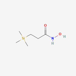 molecular formula C6H15NO2Si B14080669 N-Hydroxy-3-(trimethylsilyl)propanamide CAS No. 100648-08-6