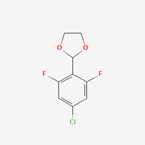 2-(4-Chloro-2,6-difluorophenyl)-1,3-dioxolane