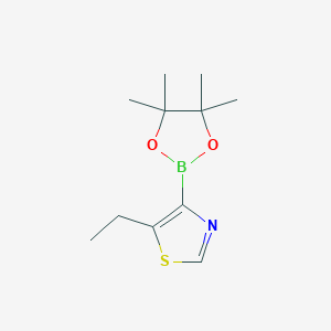 5-Ethyl-4-(4,4,5,5-tetramethyl-1,3,2-dioxaborolan-2-yl)thiazole