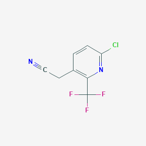 6-Chloro-2-(trifluoromethyl)pyridine-3-acetonitrile