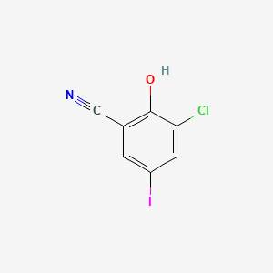 3-Chloro-2-hydroxy-5-iodobenzonitrile