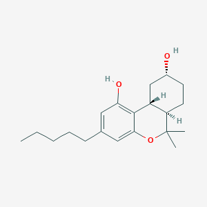 molecular formula C20H30O3 B14080731 (+/-)-9-nor-9beta-hydroxy Hexahydrocannabinol 