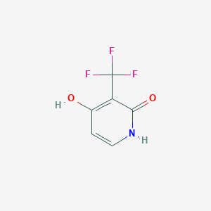 molecular formula C6H4F3NO2 B1408074 2,4-Dihydroxy-3-(trifluoromethyl)pyridine CAS No. 1227565-49-2