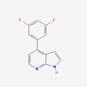 1H-Pyrrolo[2,3-b]pyridine, 4-(3,5-difluorophenyl)-