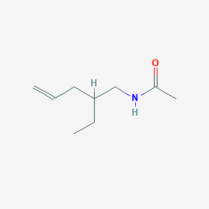 molecular formula C9H17NO B14080782 N-(2-Ethylpent-4-en-1-yl)acetamide CAS No. 101347-53-9