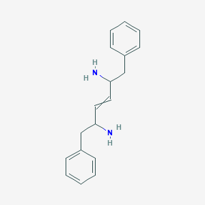 molecular formula C18H22N2 B14080815 (2S,3E,5S)-1,6-diphenylhex-3-ene-2,5-diamine 