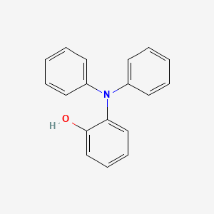 molecular formula C18H15NO B14080925 Phenol, 2-(diphenylamino)- CAS No. 25069-88-9