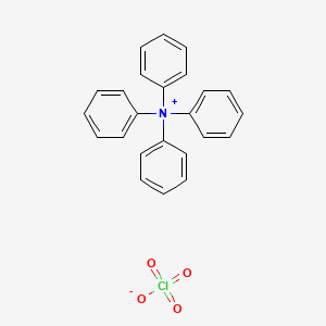 molecular formula C24H20ClNO4 B14080928 N,N,N-Triphenylanilinium perchlorate CAS No. 100736-83-2