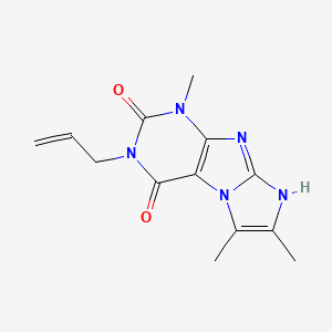 3-allyl-1,6,7-trimethyl-1H-imidazo[2,1-f]purine-2,4(3H,8H)-dione