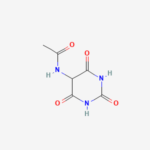 molecular formula C6H7N3O4 B14080989 Acetamide, N-(hexahydro-2,4,6-trioxo-5-pyrimidinyl)- CAS No. 10082-57-2