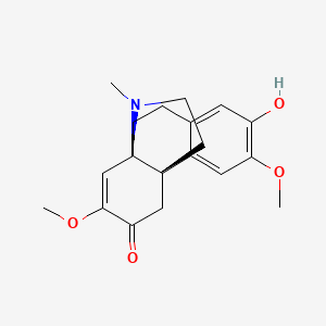 molecular formula C19H23NO4 B14080993 8-Demethoxycephatonine 