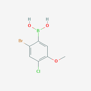 (2-Bromo-4-chloro-5-methoxyphenyl)boronic acid