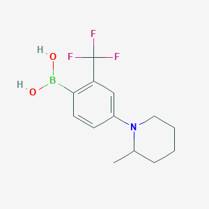 (4-(2-Methylpiperidin-1-yl)-2-(trifluoromethyl)phenyl)boronic acid