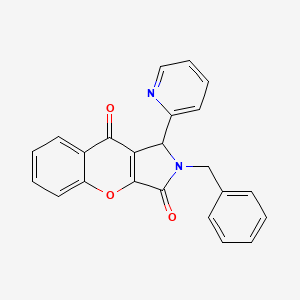 2-Benzyl-1-(pyridin-2-yl)-1,2-dihydrochromeno[2,3-c]pyrrole-3,9-dione