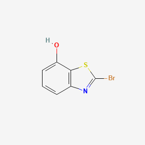 molecular formula C7H4BrNOS B1408106 2-Brombenzo[d]thiazol-7-ol CAS No. 1261561-64-1