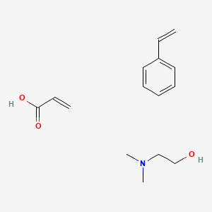 molecular formula C15H23NO3 B14081083 2-(Dimethylamino)ethanol;prop-2-enoic acid;styrene CAS No. 70161-47-6