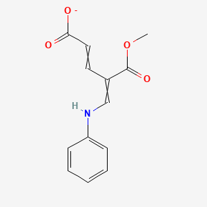 5-Anilino-4-methoxycarbonylpenta-2,4-dienoate