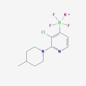 Potassium (3-chloro-2-(4-methylpiperidin-1-yl)pyridin-4-yl)trifluoroborate