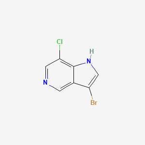 molecular formula C7H4BrClN2 B14081114 3-Bromo-7-chloro-5-azaindole 