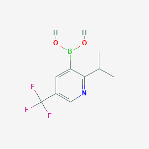 (2-Isopropyl-5-(trifluoromethyl)pyridin-3-yl)boronic acid