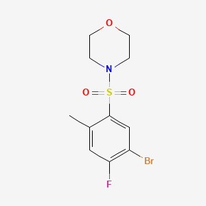 4-((5-Bromo-4-fluoro-2-methylphenyl)sulfonyl)morpholine