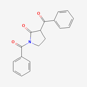 2-Pyrrolidinone, 1,3-dibenzoyl-