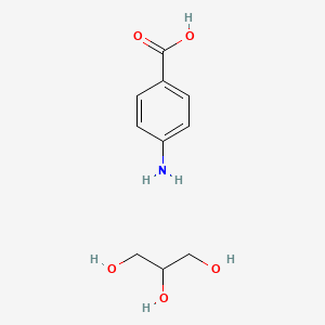 4-Aminobenzoic acid;propane-1,2,3-triol