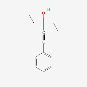 1-Pentyn-3-ol, 3-ethyl-1-phenyl-