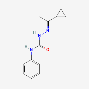 (2E)-2-(1-cyclopropylethylidene)-N-phenylhydrazinecarboxamide