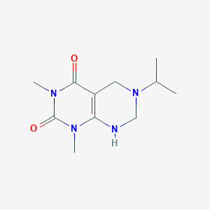 1,3-dimethyl-6-(propan-2-yl)-5,6,7,8-tetrahydropyrimido[4,5-d]pyrimidine-2,4(1H,3H)-dione